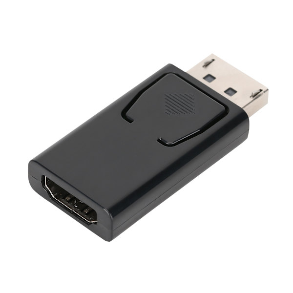 2 kpl/pakkaus Musta DisplayPort DP - HDMI -sovitinadapteri PC-kannettaville tietokoneille