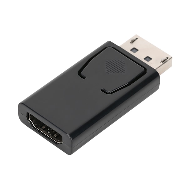 2PCS/Pack Svart Display Port DP Hane till HDMI Hona Adapter Konverter för PC Bärbara datorer