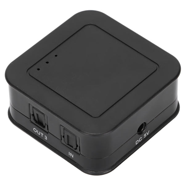 Optisk fiber ljudsplitter digital SPDIF optisk fiber 1 in 3 ut ljudsplitter för högupplöst TV