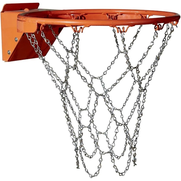 Basketbollnät för utomhusbruk, polyesterfibernät i standardstorlek med sol- och regnsäkert skydd och anti-piskteknik för en perfekt swish