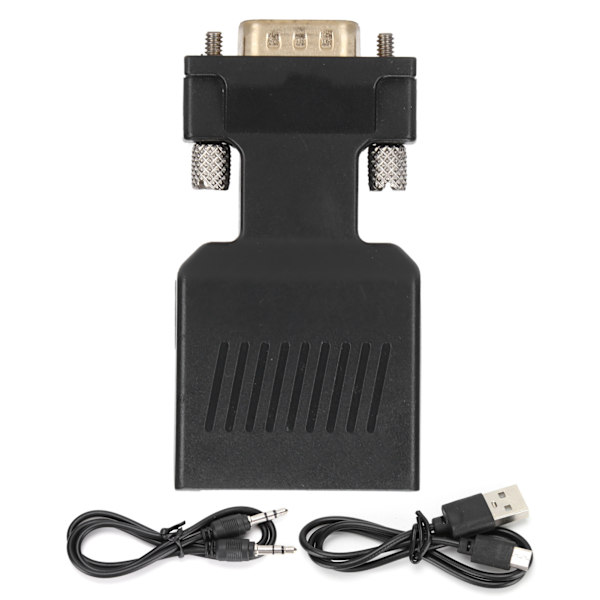 HD Multimedia Interface-hona till VGA-hane-adapter 1080P HD-konverteradapter för PC-bärbar dator