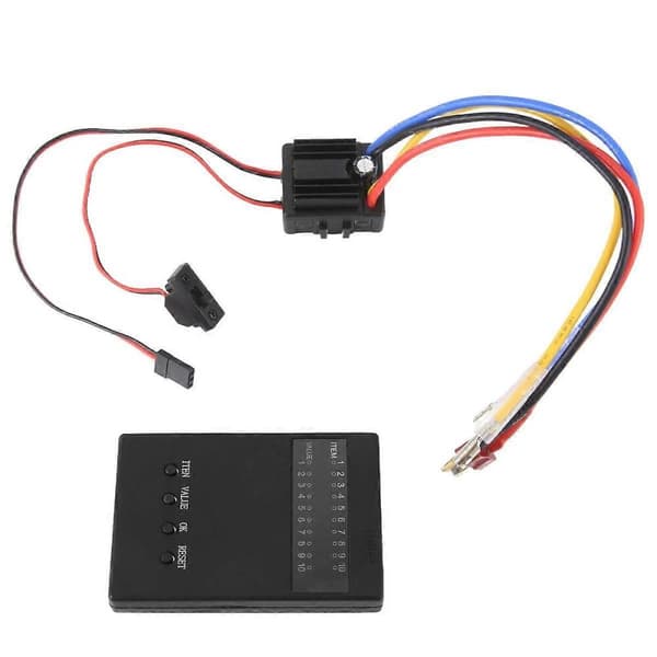 80A ESC -880 1/10 1/8 -Crawler Brush Brushed 80A 1080 Elektronisk hastighetskontroller Vanntett ESC med programkort