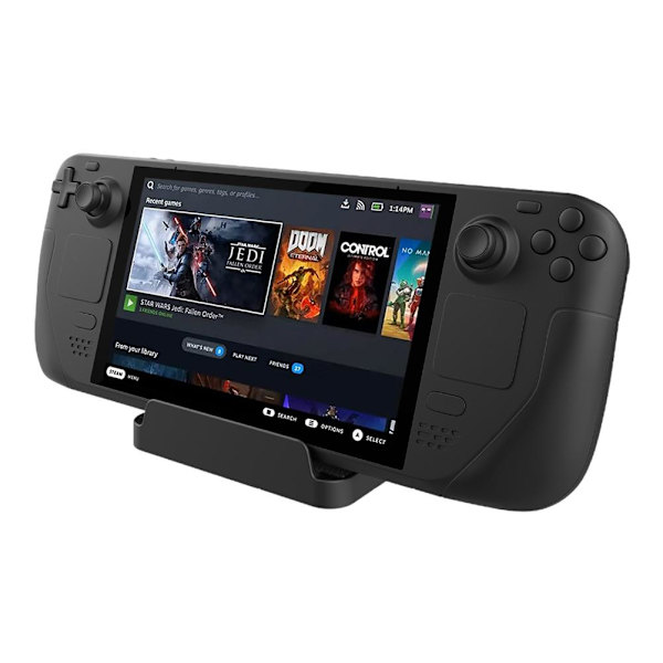Stativfod kompatibel med Steam Deck Dock med skridsikker silikonepude kompatibel med Switch/Switch OLED/Switch Lite og smartphones