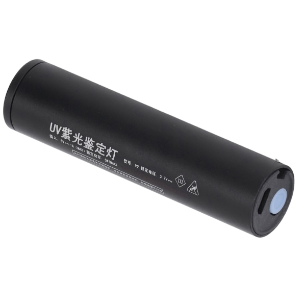 Ultrafiolett lommelykt oppladbar mini 365nm svart lys lommelykt