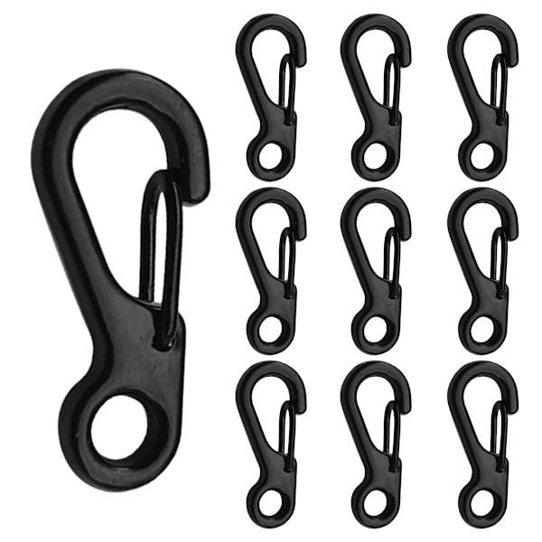 Multifunktionell karbinhake, Mini fjäderhängande spänne zinklegering krok nyckelring för utomhusvandring, lättviktig &amp; hållbar utrustning för dina äventyr