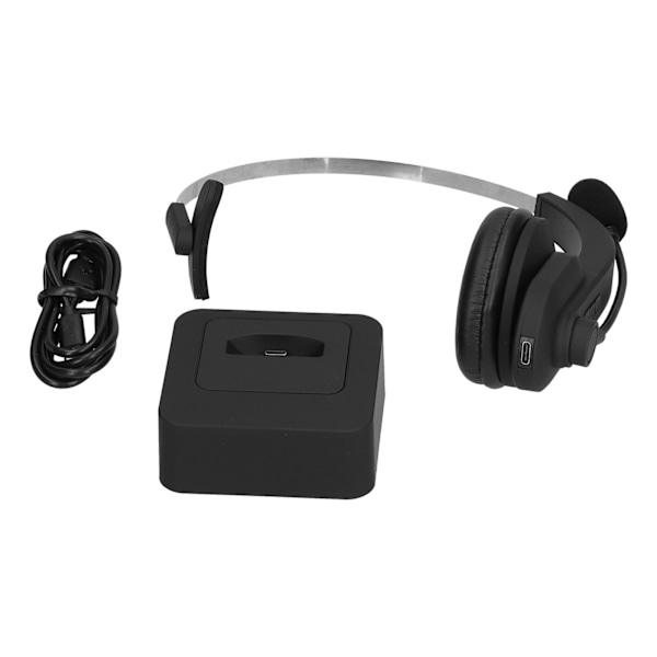 Trådløst Headset med Støjreduktion Bluetooth 5.0 Telefonheadset med Mikrofon