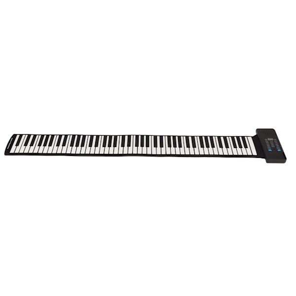 Rullautuva piano 88 koskettimella Bluetooth MIDI -toiminto kosketusherkkä kannettava sähköinen rullautuva piano aloittelijoille 100-240V