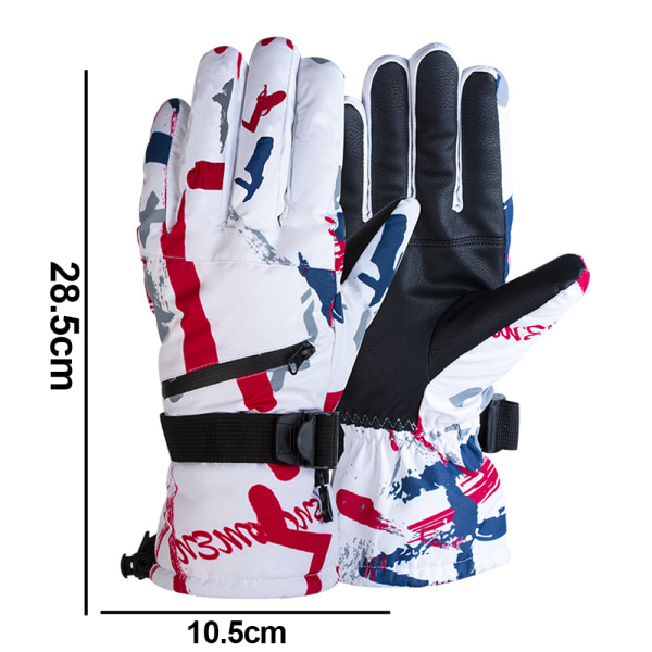 Ski Gloves Men Snow Gloves for Men Women Waterproof Snowboard