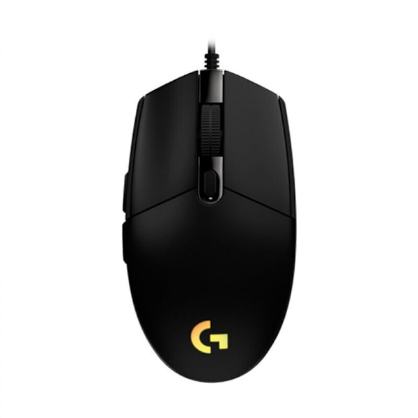 Precision Gamingmus med 6000 DPI-sensor, anpassningsbar Light Sync RGB för förbättrad visuell upplevelse, programmerbara knappar för anpassade kommandon, knapp