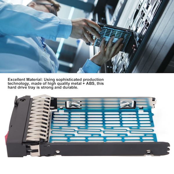 Hårddiskfack med god stabilitet 2,5 tum SAS SATA HDD-fack Caddy Hårddiskadapterfäste för HP DL360 DL380 DL385 DL580