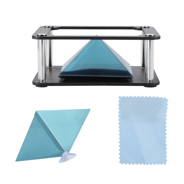 3D Holografisk Display Stativ Projektor 3.5-6 tommers Mobil Smartphone Hologram Brakett