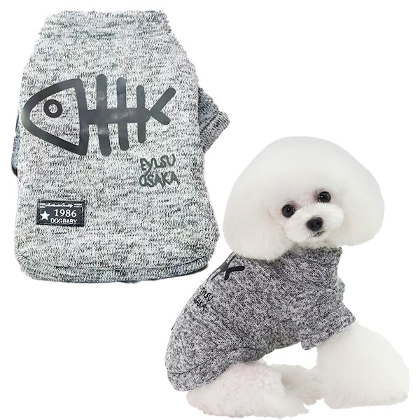 Hundekåbe til små og mellemstore hunde eller katte, kæledyrsjakke til hvalpe,  D