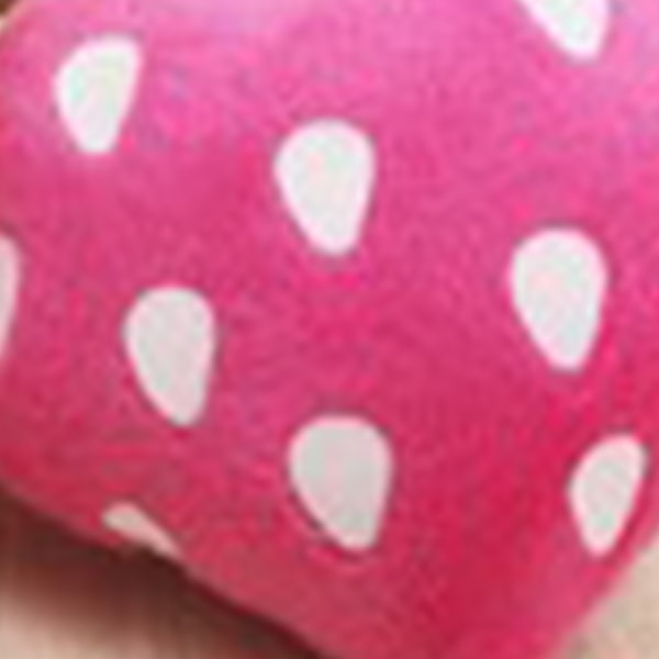 Leksak för små och medelstora hundar, interaktiv plysch, bitresistent, hjälpmedel för tandslipning, pipande ljudenhet i rosa jordgubbsform, säkra material