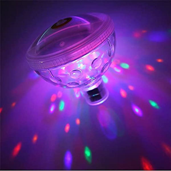 LED Spa-ljus 5 lägen RGB 7 färger växlande flytande pool ljus vattentät flytande lampor poolbelysning för badtid dammar pooler fest