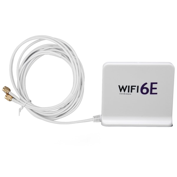 WiFi6E trådløs netværkskortantenne Omnidirectional 4dBi High Gain 2.4GHz 5.8GHz WiFi netværkskortantenne med SMA-port