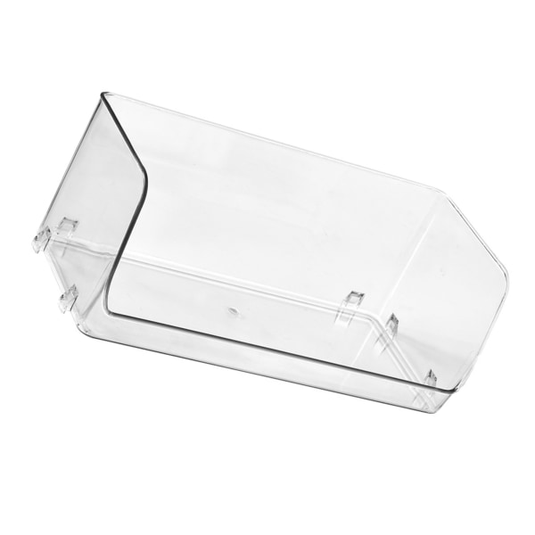 Kosmetisk displaylåda, multifunktionell stapelbar transparent sminkorganisatör i plast för hemmet (32x15x12,8cm)