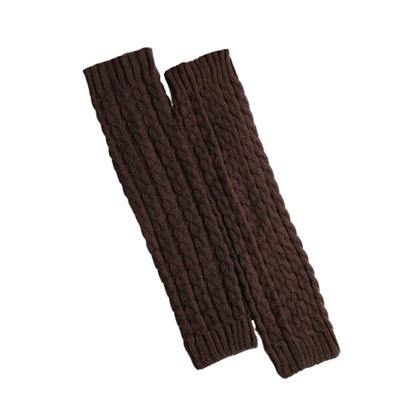 Benvärmare för kvinnor, vadlånga kabelstickade varma benvärmare Vinterstickade långa Style 3