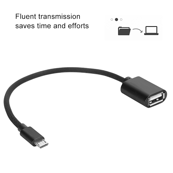 Type-C OTG -datakaapeli USB-sovitin OTG-sovitinmuunnin Mikro-USB-kaapelit AUX-äänikaapeliadapteri AndroidilleMusta
