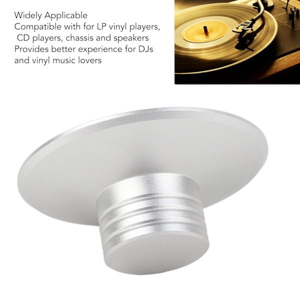 78mm Vinyylilevy Paino Stabilisaattori Alumiiniseos Levysoitin Levy Tasapainotettu Kiinnike LP HiFi Vinyylilevy Soitin