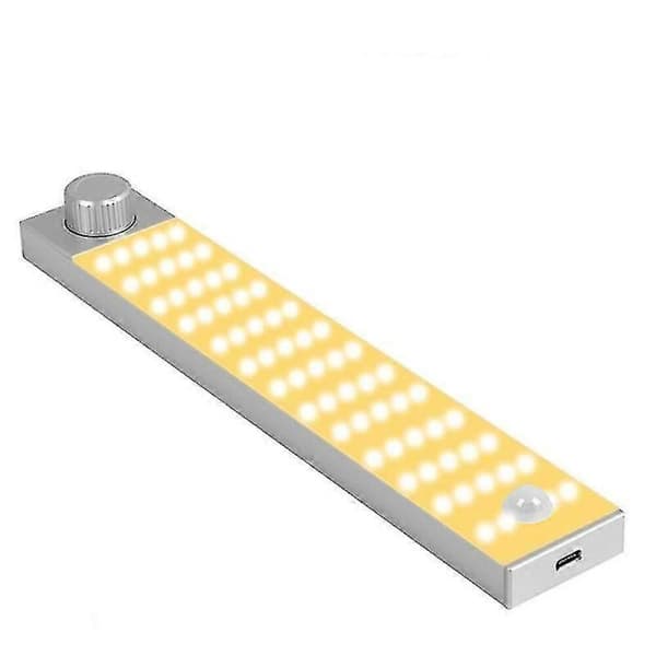 Bevegelsessensorlys innendørs, 128 LED bevegelsessensor skaplys 1 stk