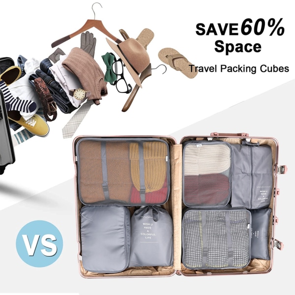 Resväska Packning Luggage Organizers Tillbehör Väska, Resa Utrustning Kosmetika Kläder Skopåse