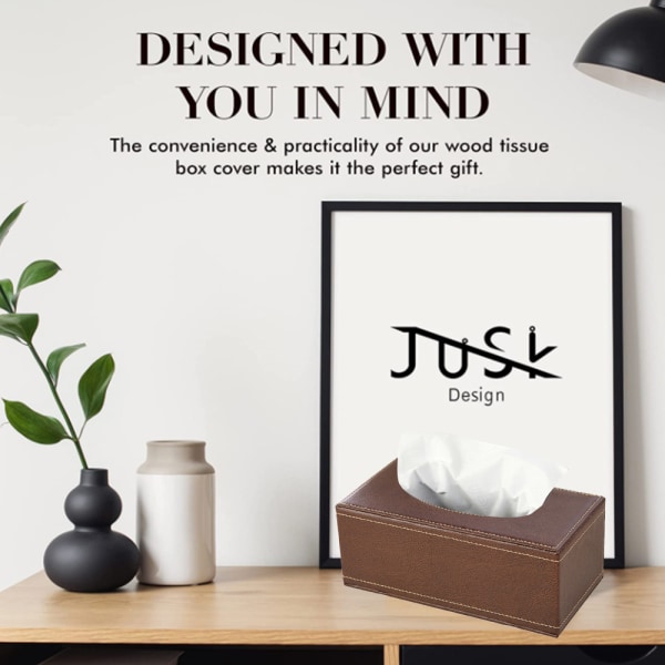 Rektangulär ansiktsvävnadsdispenser Boxhållare