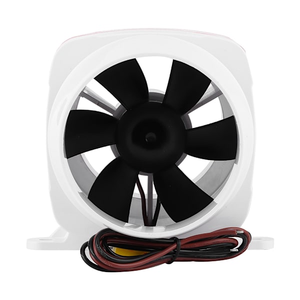 4in 270CFM Bilge Luftblåsare InLine Marine DC Elektrisk Fläkt Båt Tillbehör 12V Vit