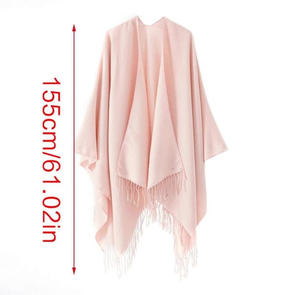 Kvinner Solid Skjerf Kasjmir Pashmina Sjal Dusker Hijab Hodeplagg Kvinnelig Tynn Høst Vinter Dusker Skjerf Teppe Beige