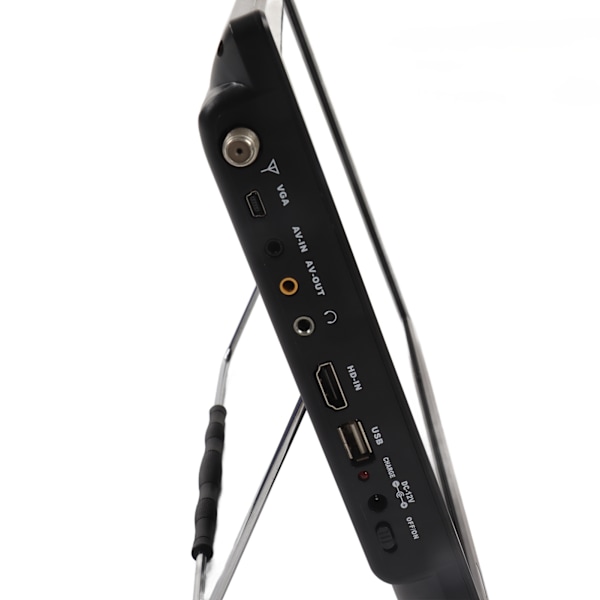 Bärbar Digital TV 14 tum ATSC Samma Skärmfunktion Uppladdningsbar Bärbar TV EU-kontakt 110‑220V