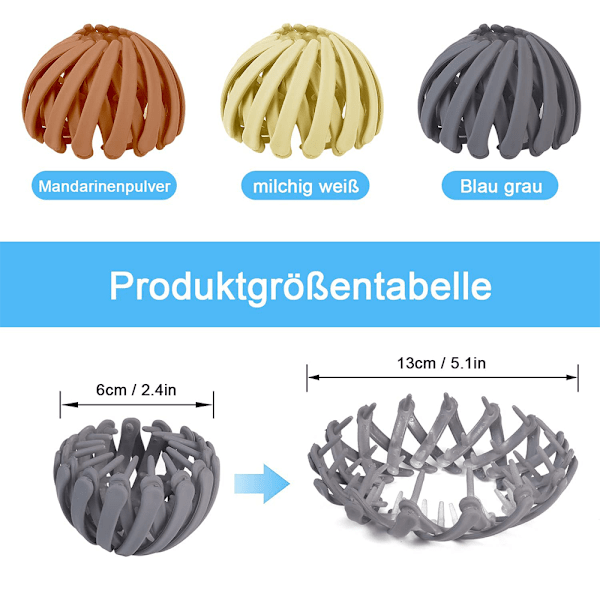Flexibel Hårklämma, Fågelbo Design, Utdragbar Hästsvanshållare För Stilfull Enkel Frisyrskapande, Halkfria Tänder Säkerställer Säkert Grepp Utan