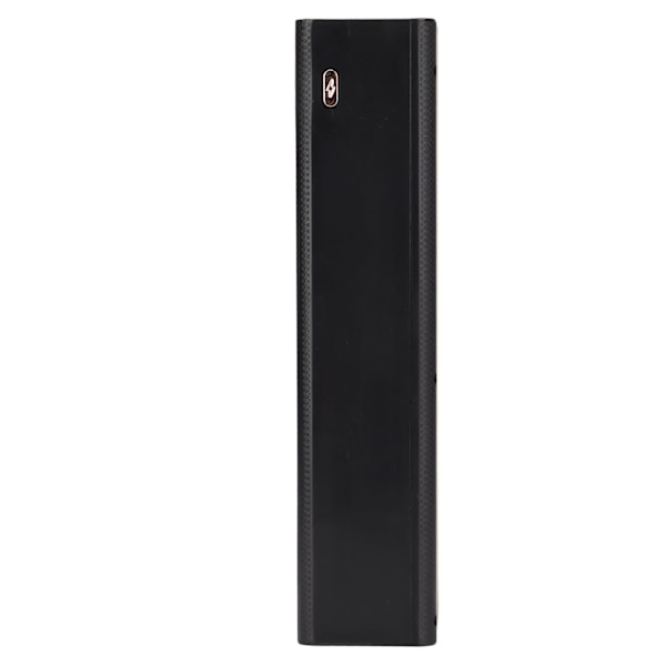 L16 16x18650 DIY Power Bank 2 USB-lähtöä 22,5 W:n pikalataus Akun kotelo LCD-näytöllä ja Micro Type C -tulolla Musta