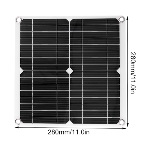 Flexibla Monokristallina Solpaneler För Utomhusaktiviteter, Ip65 Vattentät Solladdare Med Portabelt Vikbart Solcellskit, 40W 18V Hög Effektivitet