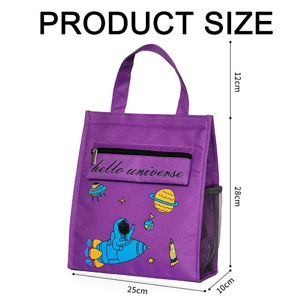 Lunch Bag Kvinnor Isolerad Termisk Lunchlåda Kylväska Återanvändbar Mat Organizer Vuxen