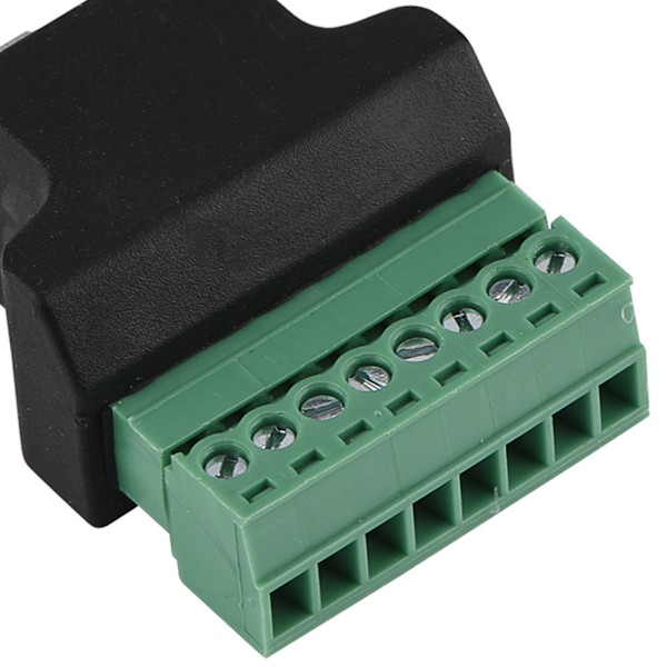 DVR Ethernet-liitäntä RJ45 naarasliitin 8-napaiseen ruuviliittimeen
