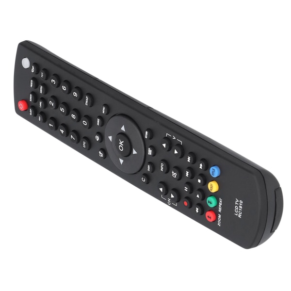 Fjärrkontroll för Toshiba LCD TV Universal Ersättning Tillbehör Rc1910 Svart