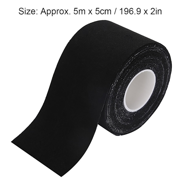Bröstlyfttejp Push Up-tejp Nippelskydd Elastiska självhäftande behåar Förhindra hängSvart