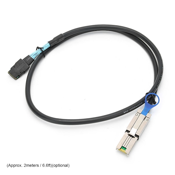 Serverkabel Datakabel Mini SAS36P TILL26P 12Gbps för SFF8088 till SFF8087 Hårddisk RAID-kort 2 meter