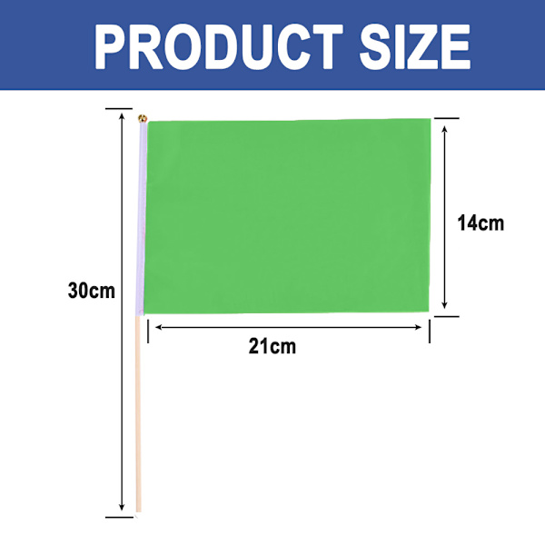 20 kpl lipputanko viiriä lipputanko kädessä pidettävä pienet liput mini kolmio lippu juhla koriste karnevaaleihin, sisä- ja ulkotapahtumiin - 14 x 21cm