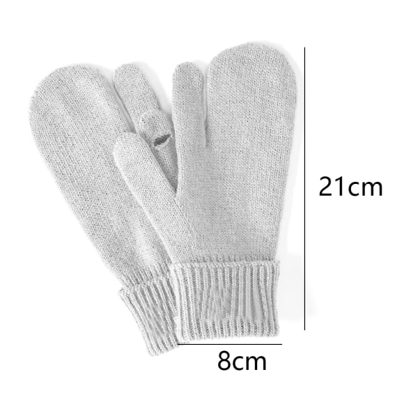 Fingerlösa handskar med mockahandflator