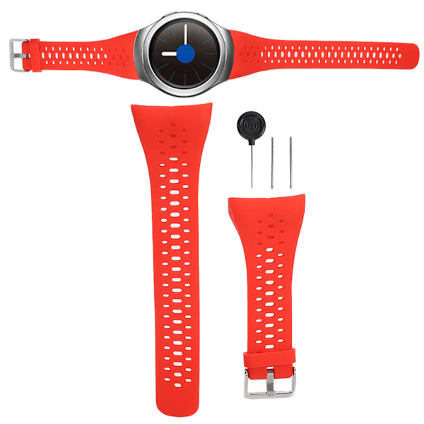 Watch Band Wrist Strap Bracelet Replacement with Needle Disassemble Tool for POLAR M400/M430Orange