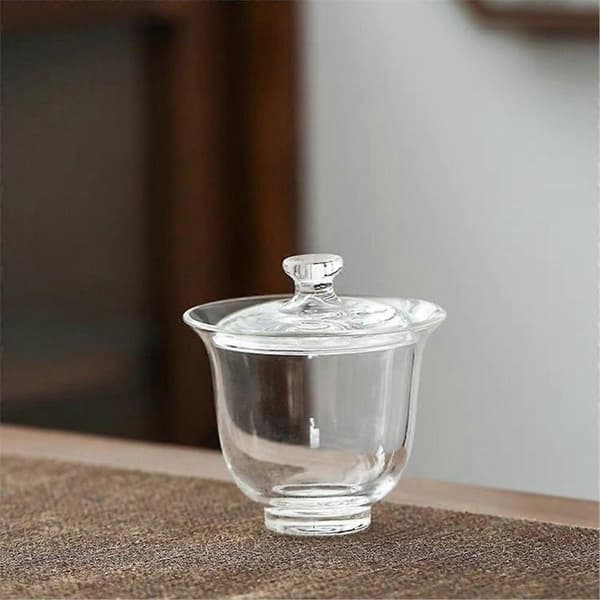 Glas Tekopp Transparent Te Lock Skål