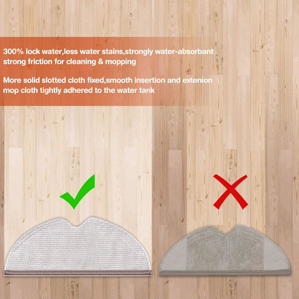6 stk rengjøringskluter for Xiaomi