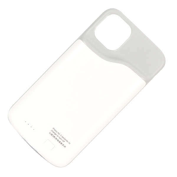 Telefonbatterifodral för IOS 11 Pro Max 6,5 tum utökat laddningsskyddsfodral 6000mAh laddningsbart indikatorfodral