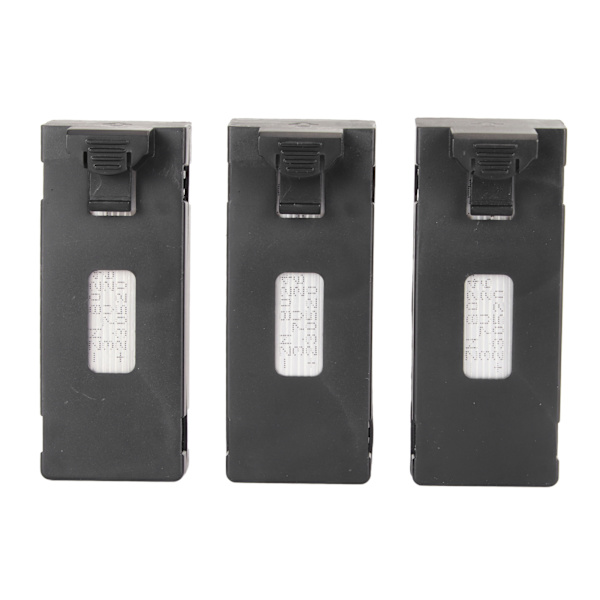 3 kpl:n droneakku 2600MAH 3.7V ladattava nelikopteri droneakku litium-akku E88:lle harjattomalle S13 S1 APP8GPS:lle