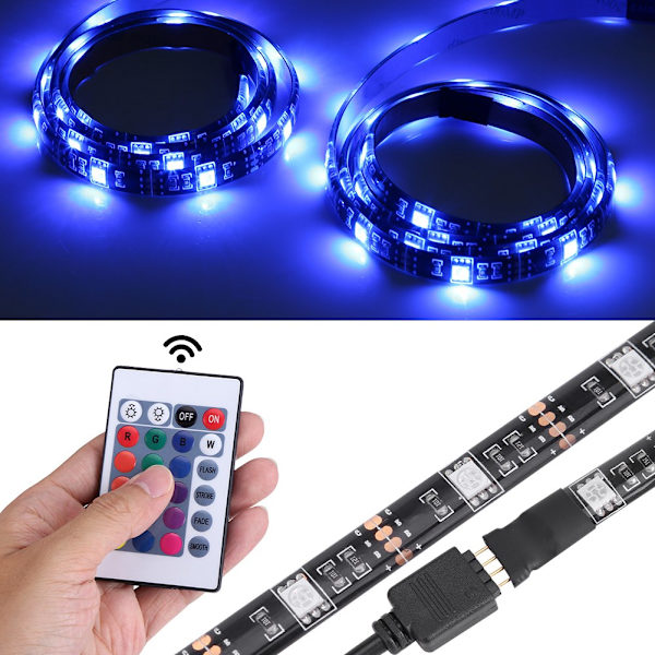 DC 5V USB-driven RGB 5050 LED-remsa TV PC-datorbakgrundsbelysning