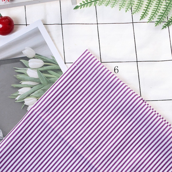 7 stk / sett 100% bomull Batiks syhåndverk stoff for DIY lommebok putetrekk (L)