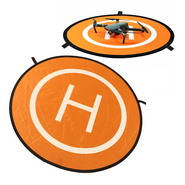 Drone Landing Pad 75cm Diameter Rund Vandtæt Foldbar Letvægts Dobbeltsidet Drone Parkeringsplads Pad