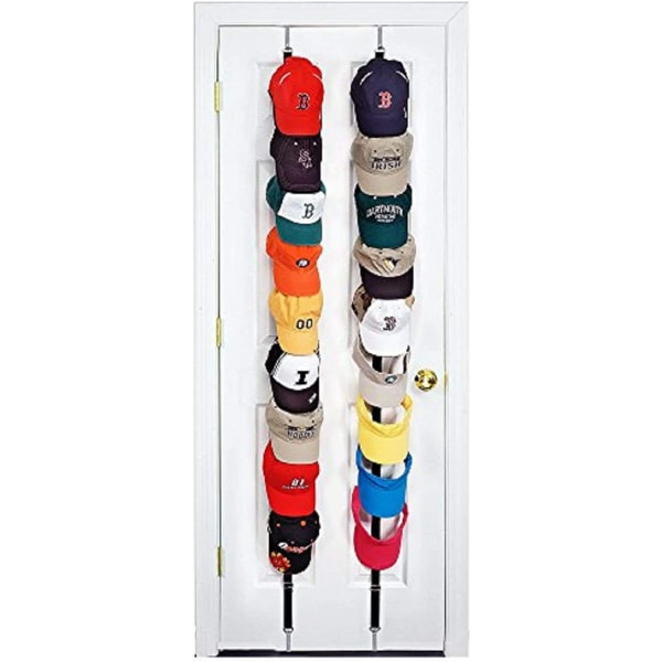 Cap Rack 2-pakninger - Holder opptil 16 luer for baseballcapser, ball