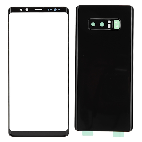 Matkapuhelimen lasinen ulkonäyttö, akun takakansi, takakuori Samsung Note8 /N950 -puhelimeen