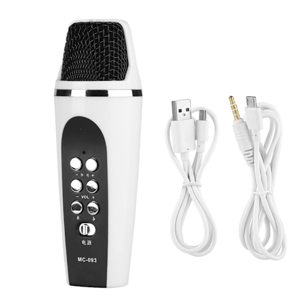 Mini 4-Mode Stemmeskifter Mikrofon Til iOS/Android Smartphone Mobiltelefon PC